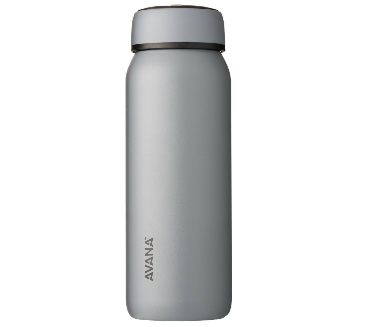 Angle. Avana - Beckridge Insulated Stainless Steel 32 oz. Water Bottle - Slate.