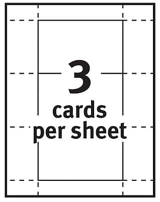 3 cards per sheet