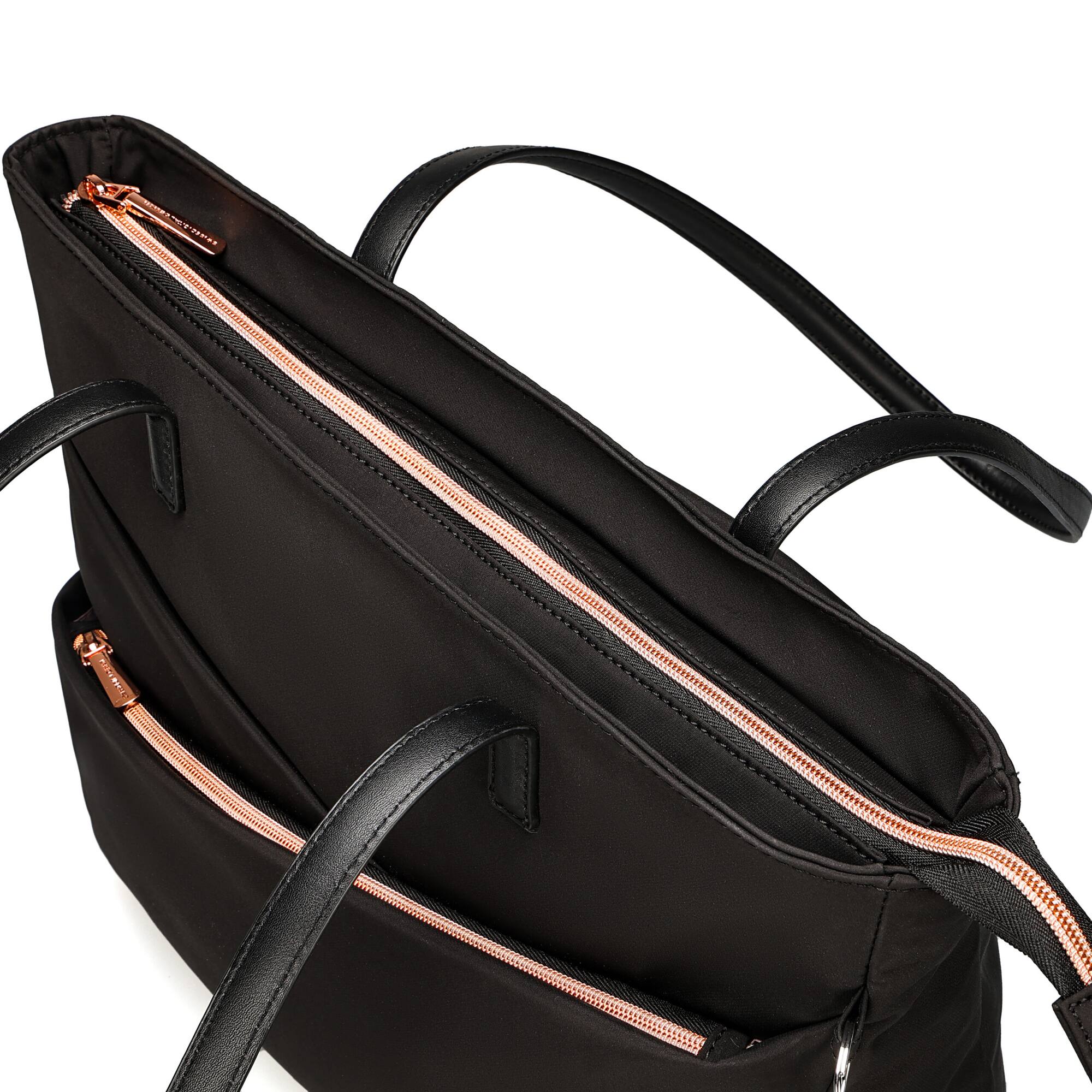 Alt View 2. Swissdigital Design - Swissdigital SD7517-01 Katy Rose Ng Black Tote Bag - Black.