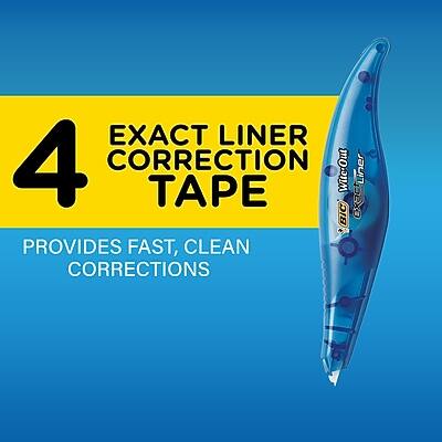 4 Exact Liner Correction Tape  
Provides Fast, Clean Corrections