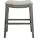 Front. OSP Home Furnishings - Contemporary Wood Saddle Stool (Set of 2) - Gray.