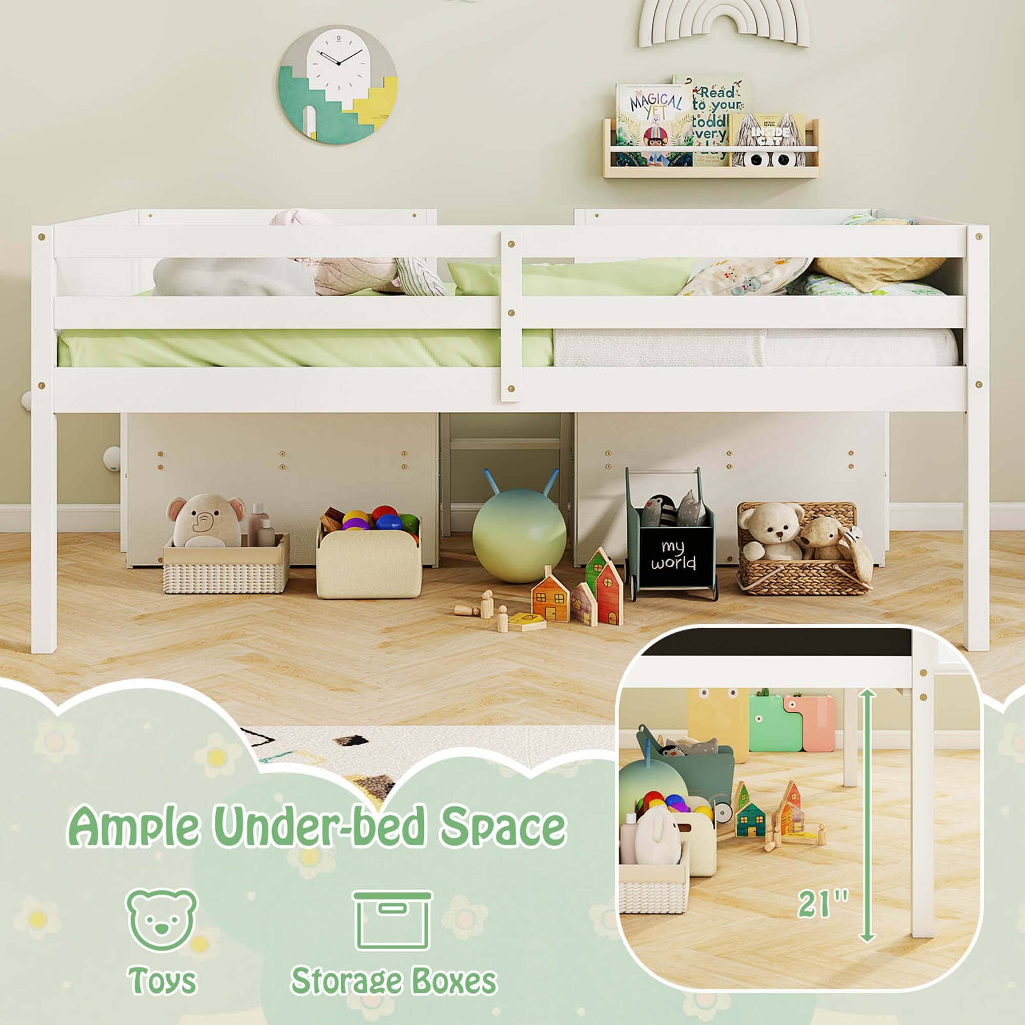 Ample Under-bed Space 21" TOYs Storage Boxes