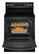 Alt View 3. Whirlpool - 5.3 Cu. Ft. Freestanding Electric Range with Air Cooking Technology and Steam Clean - Black Stainless.