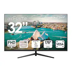 airFrame 32" packard bell FHD 1920X1080 HDMI TILT 178° VIEW VESA