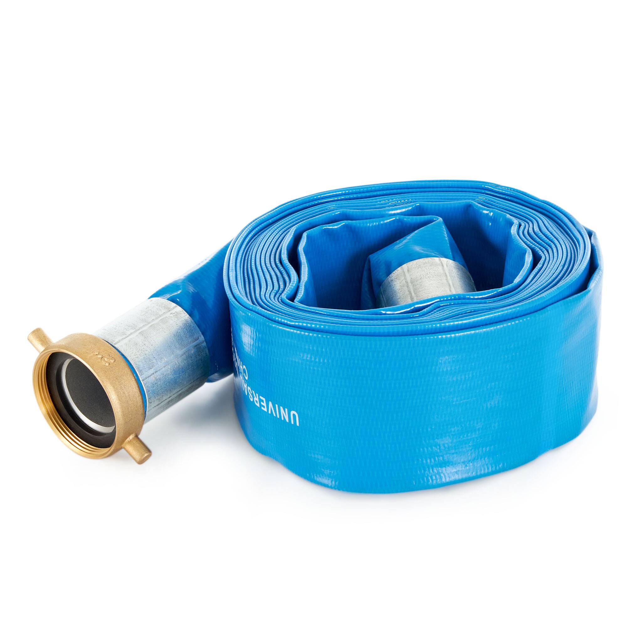 Alt View 1. Apache - Apache 98138040 2 Inch Diameter 25 Foot Length 70 PSI PVC Lay Flat Hose, Blue - Blue.