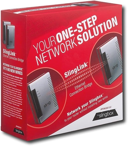 Angle Standard. Sling Media - SlingLink Powerline Ethernet Adapter.