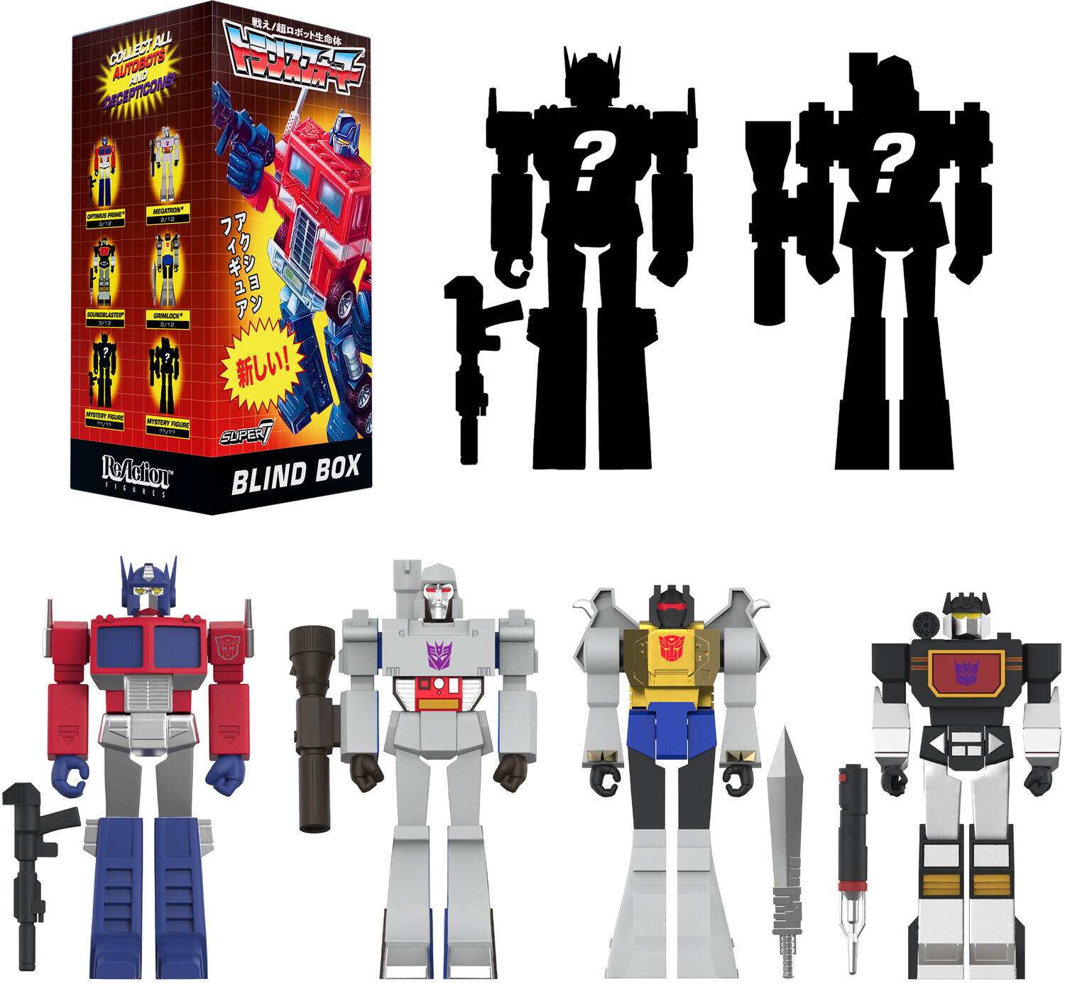 Transformers - ReAction Figure Blind Box Wv3 - Super Robot Lifeform 12pc PDQ - COLLECTIBLES