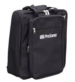 PreSonus - Backpack Style Gig Bag, Padded w/ Carry Handle, with Internal Storage & External Pockets, for Digital Mixing Console - Black
