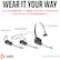 WEAR IT YOUR WAY
This convertible DECT™ headset features a streamlined design with three wearing options.
- Over-the-head
- Behind-the-head*
- Over-the-ear
*Neckband sold separately