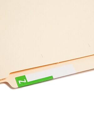 Alt View 4. Smead - Smead AlphaZ NCC Hand Written Identification & Color Coding Label, 3 5/8" x 1 5/32", Light Green/White, 100/Pack (67164) - Multicolor.