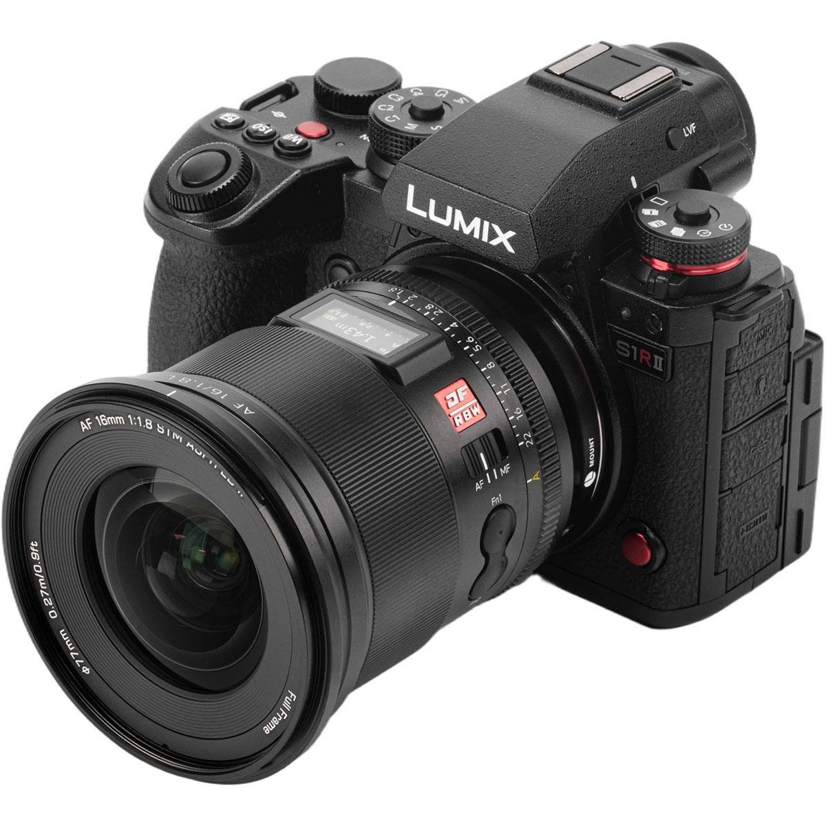 OSI MB 16/1.8L 16mm AF AF 1:1.8 SIM ----- 0.27m/0.9ft 77mm Full Frame

C3 C4 C5 iA C2 C1 M S N LUMIX 1,8 Pr 2.8 4 1.43m 8 DE 16 RBW AF |1INE MF AF Fat

LVF B STRII MOUNT