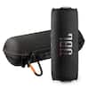 Front. JBL - JBL Flip 7 Portable Bluetooth Speaker (Black), deep bass, IP68 waterproof, for home, Outdoors Bundle - Black.