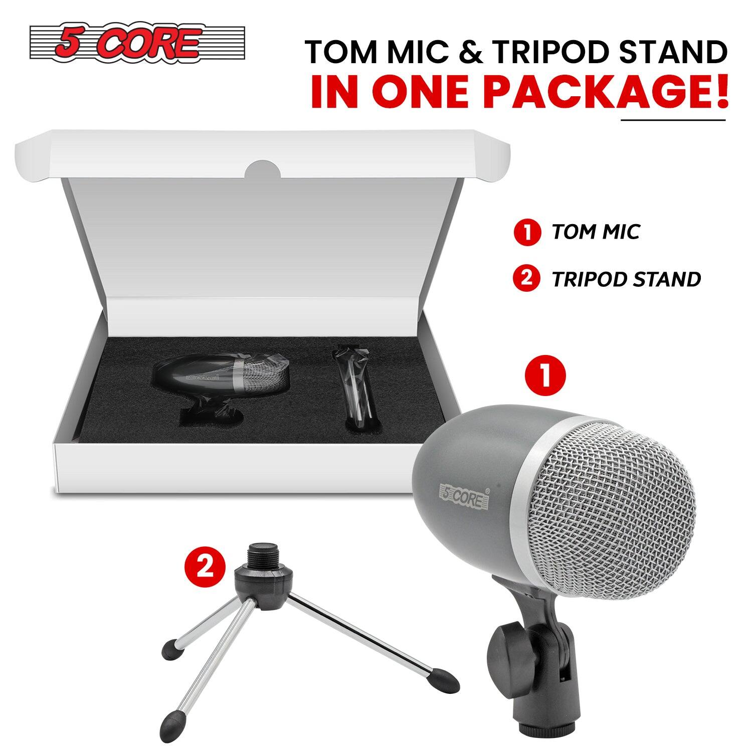 5 CORE

TOM MIC & TRIPOD STAND IN ONE PACKAGE!

1 TOM MIC
2 TRIPOD STAND