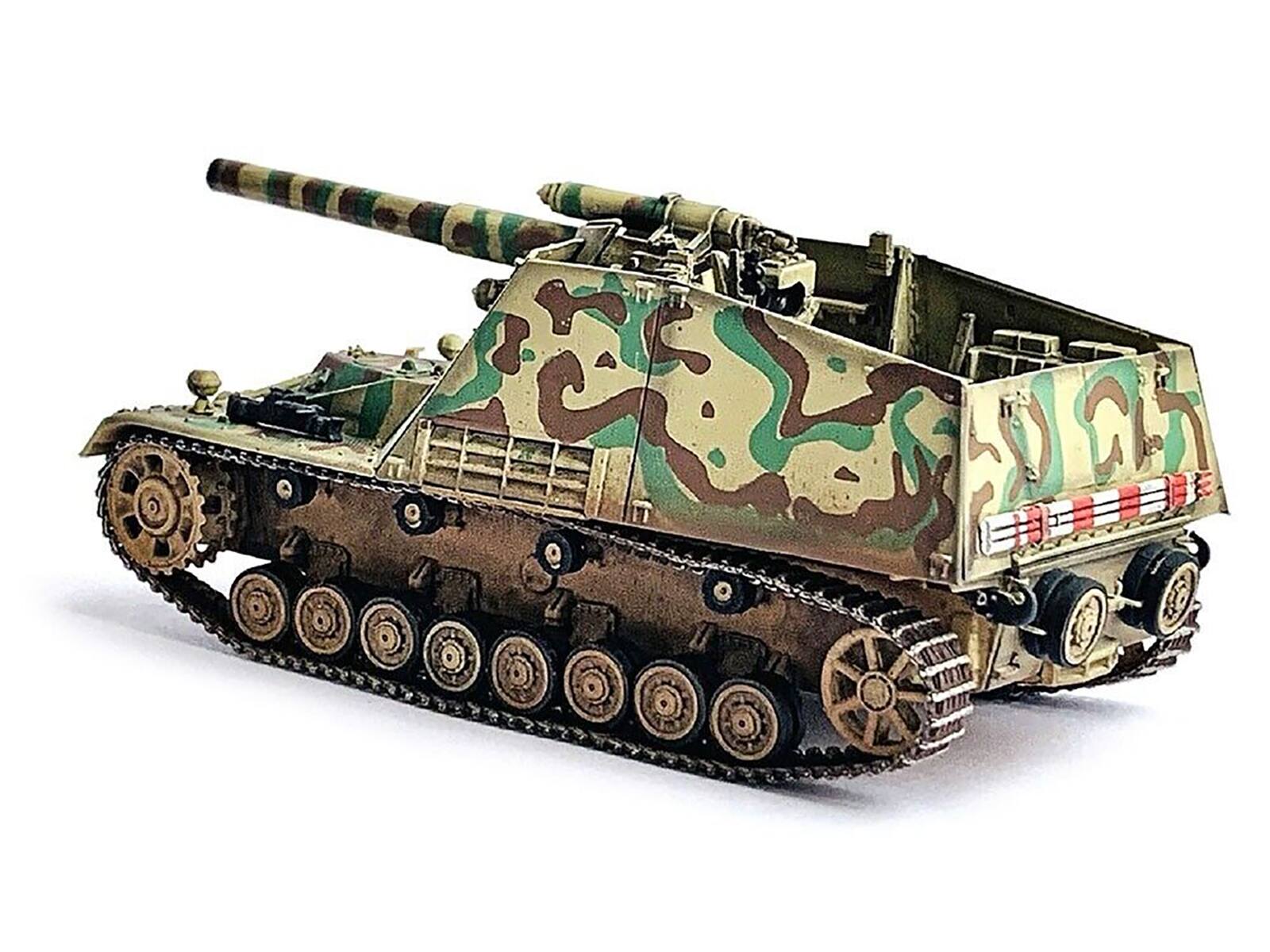 Left. Dragon Models - German Sd.Kfz.165 Hummel Self-Propelled Gun V2 Early Production German Army NEO Dragon Armor Series 1/72 Plastic Model - Multi.