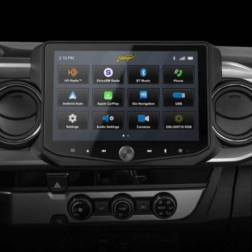 Stinger - 10.1” Android Auto/Apple CarPlay Bluetooth Digital Media Receiver - Black