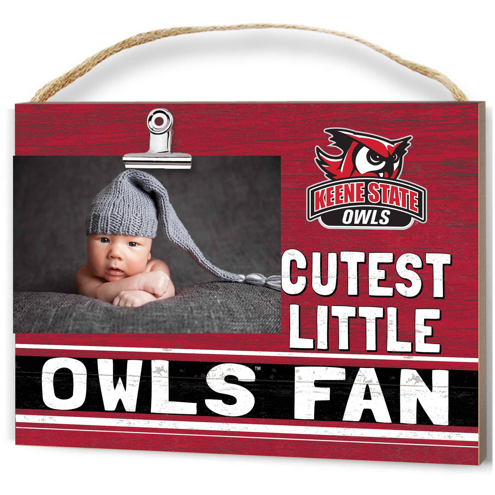 Keene State Owls 8'' x 10'' Cutest Little Team Logo Clip Photo Frame