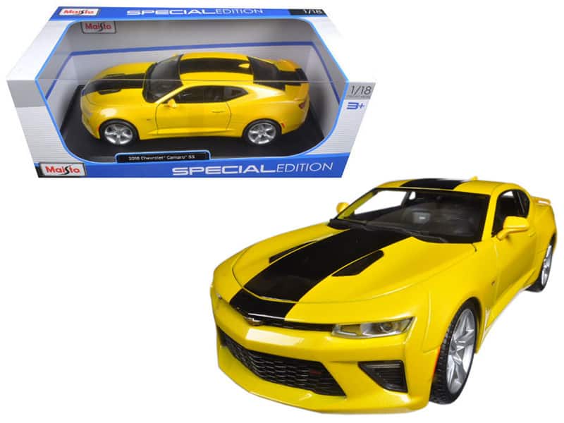 2016 Chevrolet Camaro SS Yellow 1/18 Diecast Model Car by Maisto price history on PriceWatchPro