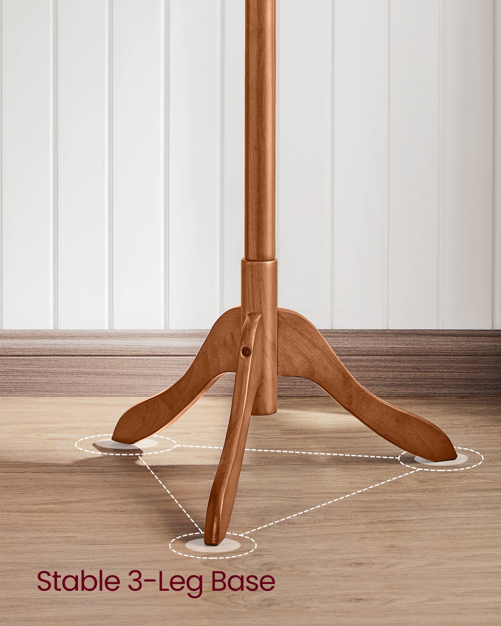 Stable 3-Leg Base