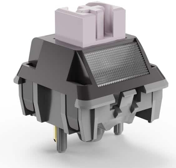 Womier - Keyboard Switch for Mechanical Gaming Keyboard 5-Pin 55gf Linear Pre-Lubed Switches with Standard MX Structure,35pcs - Gray