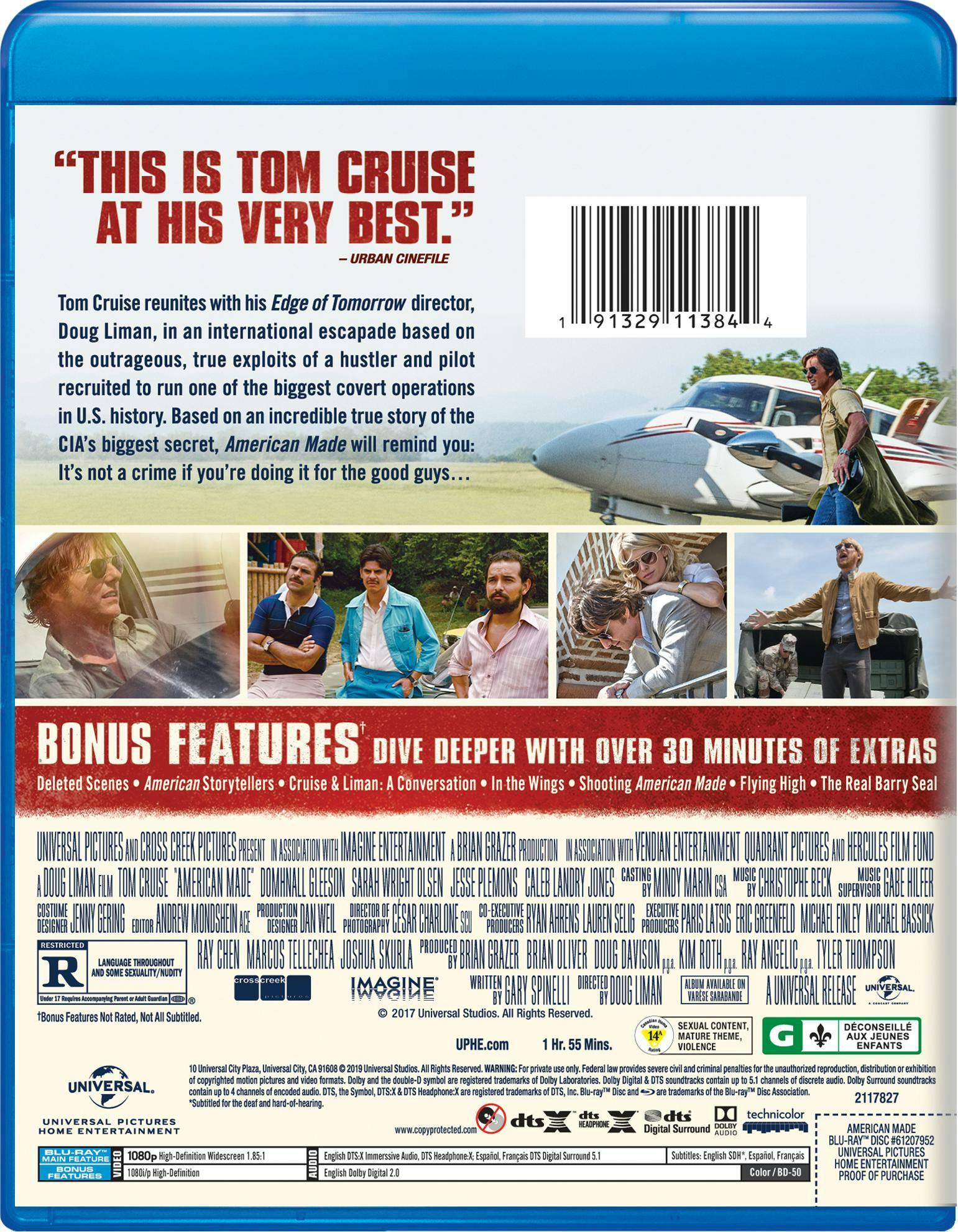Back. American Made   - BLU-RAY.