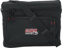 Gator Frameworks - Padded Nylon Carry Bag for Single Wireless Microphone System with Receiver and Antenna Access