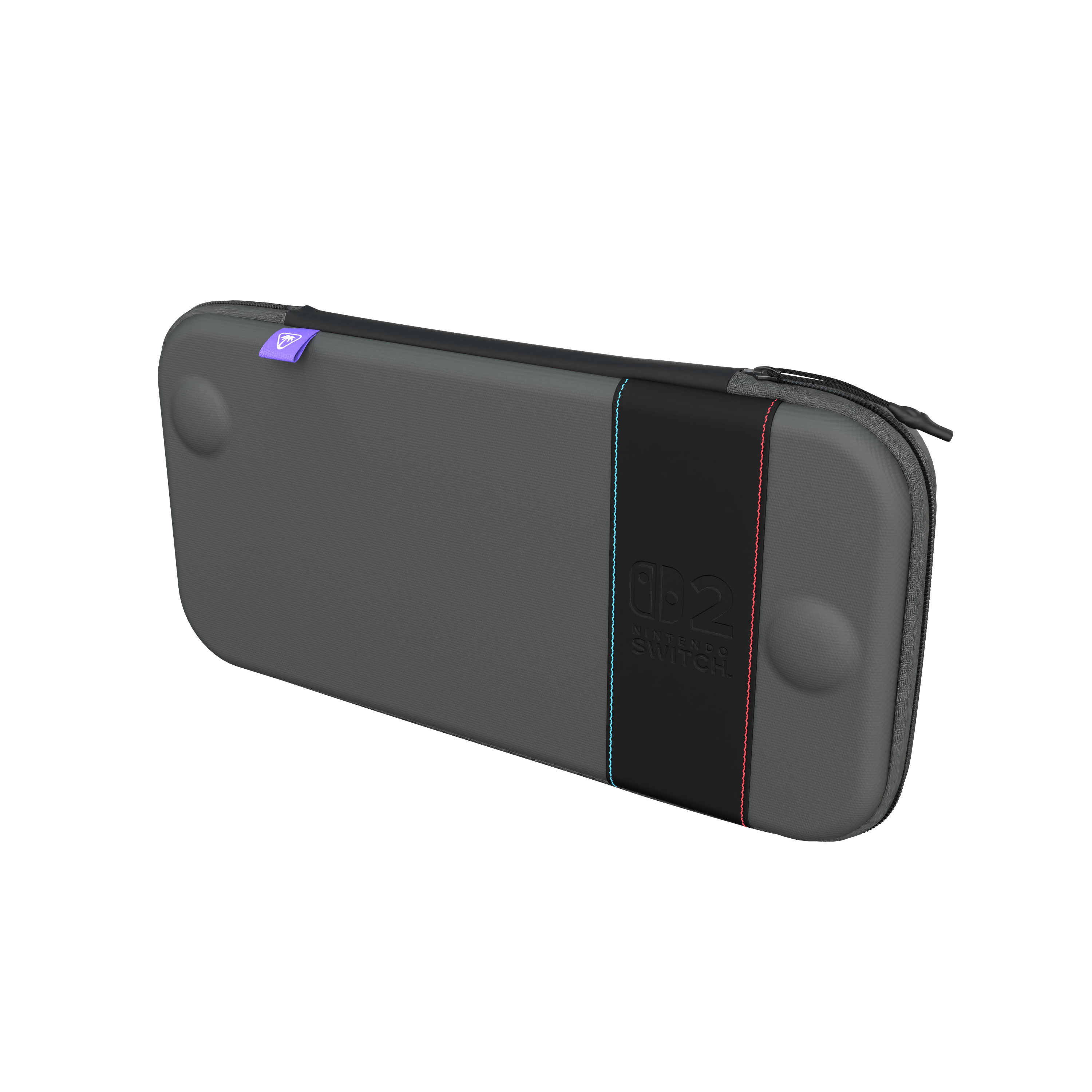 Left. Turtle Beach - PlayTrek™ Slim Case for Nintendo Switch™ 2 - Charcoal Black.