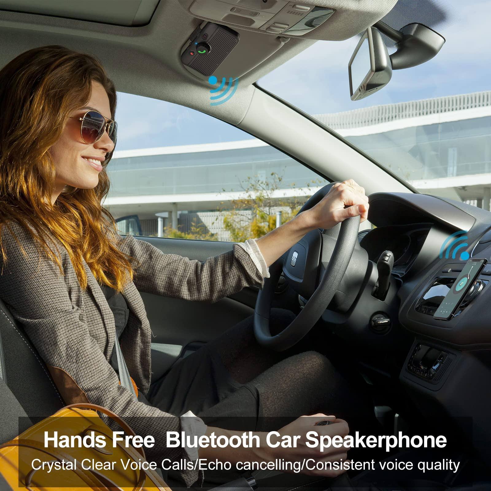 Hands Free Bluetooth Car Speakerphone  
Crystal Clear Voice Calls/Echo Cancelling/Consistent Voice Quality