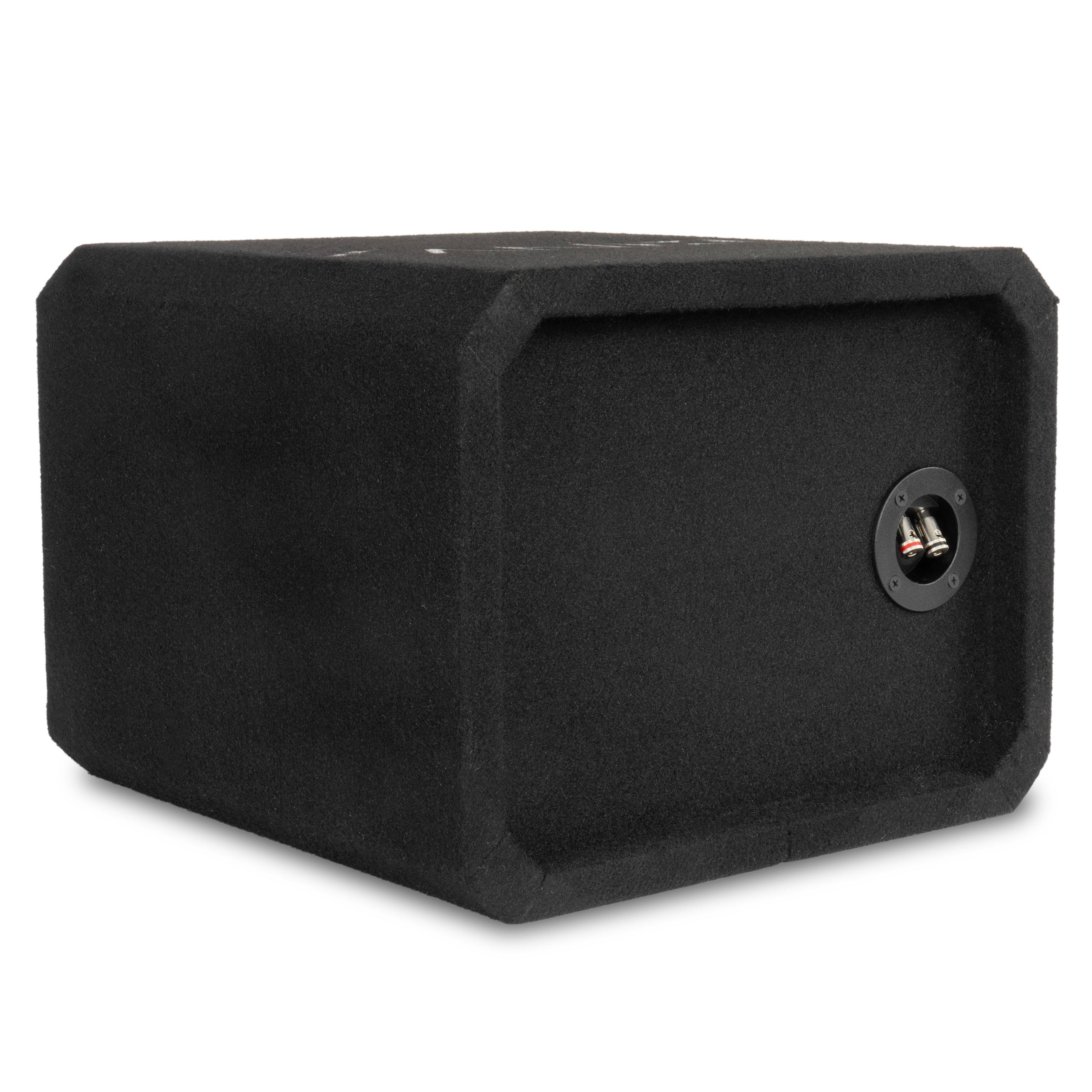 Alt View 2. NVX - NE81P Single 8" Slot Ported 3/4" MDF Subwoofer Enclosure.