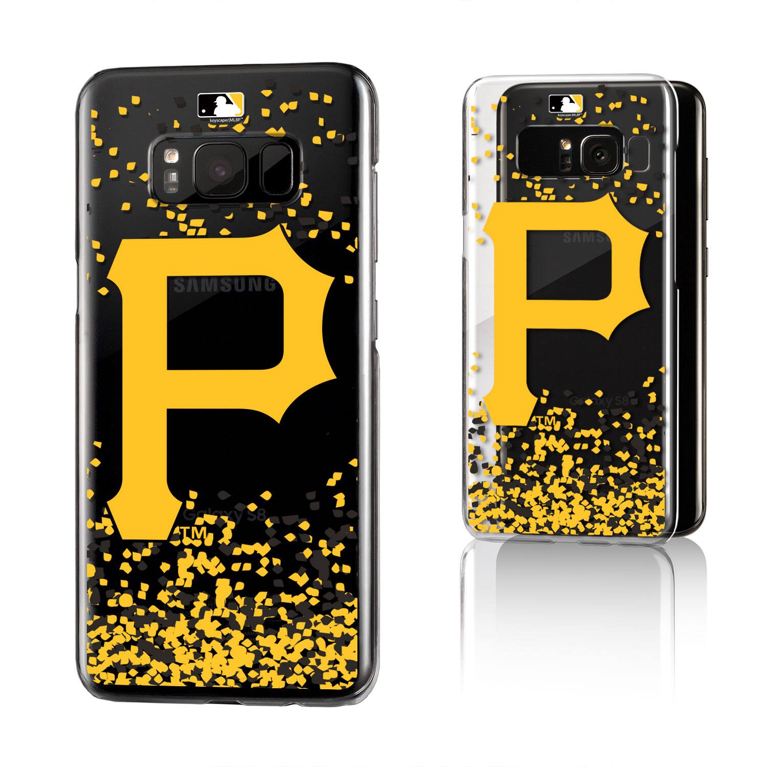 Keyscaper - MLB - Pittsburgh Pirates Galaxy S8 Confetti Design Clear Case - S23 - Multicolor price history on PriceWatchPro