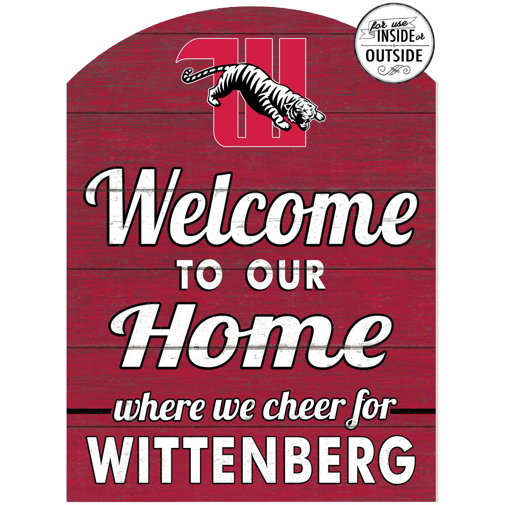 Wittenberg University Tigers 16'' x 22'' Indoor/Outdoor Marquee Sign