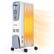 Front. Costway - Costway 1500W Electric Oil Filled Radiator Space Heater 7-Fin Thermostat Room Radiant - White.