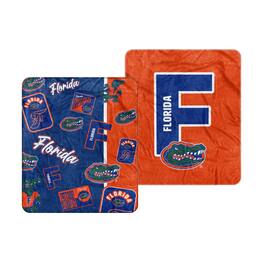 Logo Brands - Florida Gators 50" x 60" Dream Weave Throw Blanket - Royal