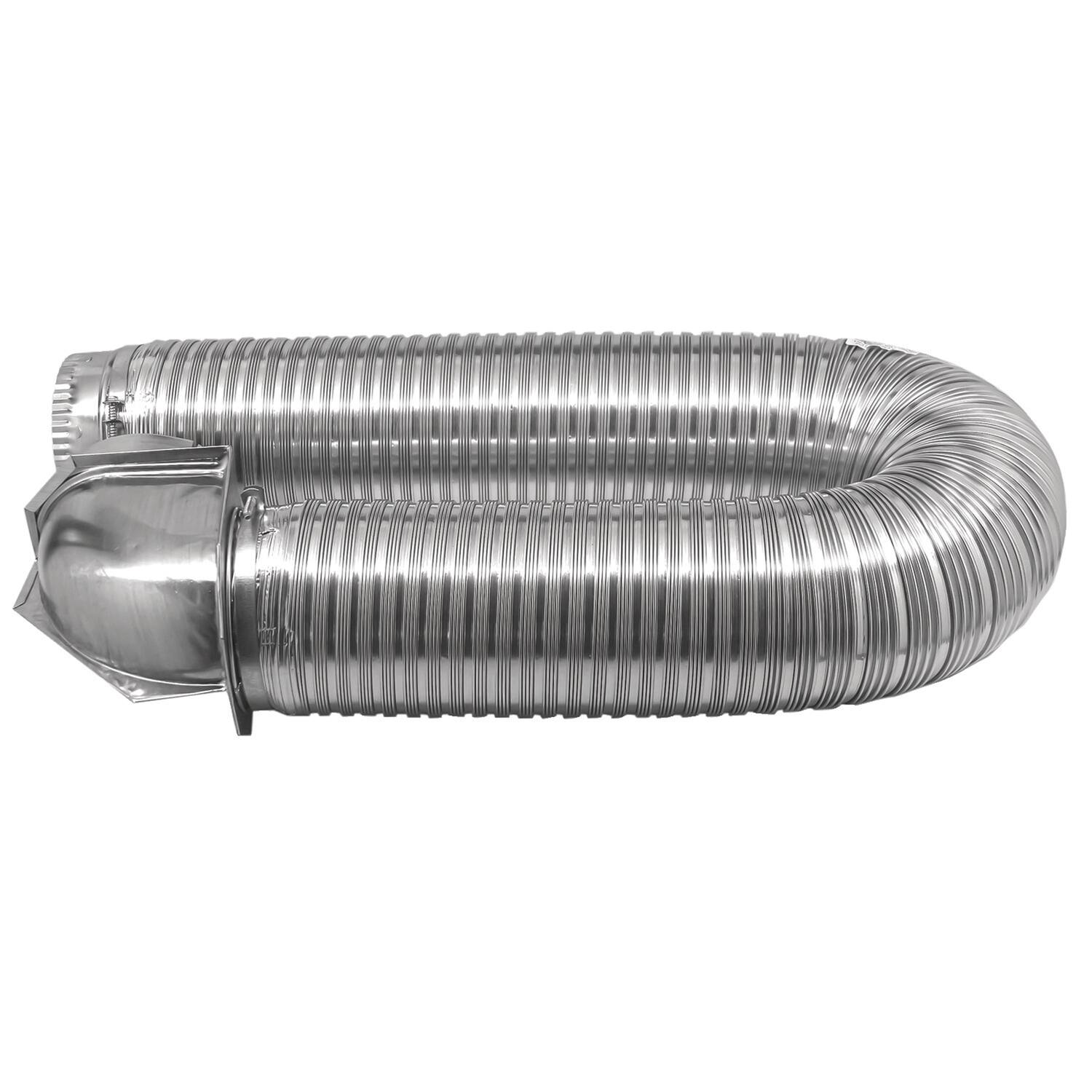 Back. Builder's Best - 4" x 8ft UL Transition-Duct Single-Elbow Kit.