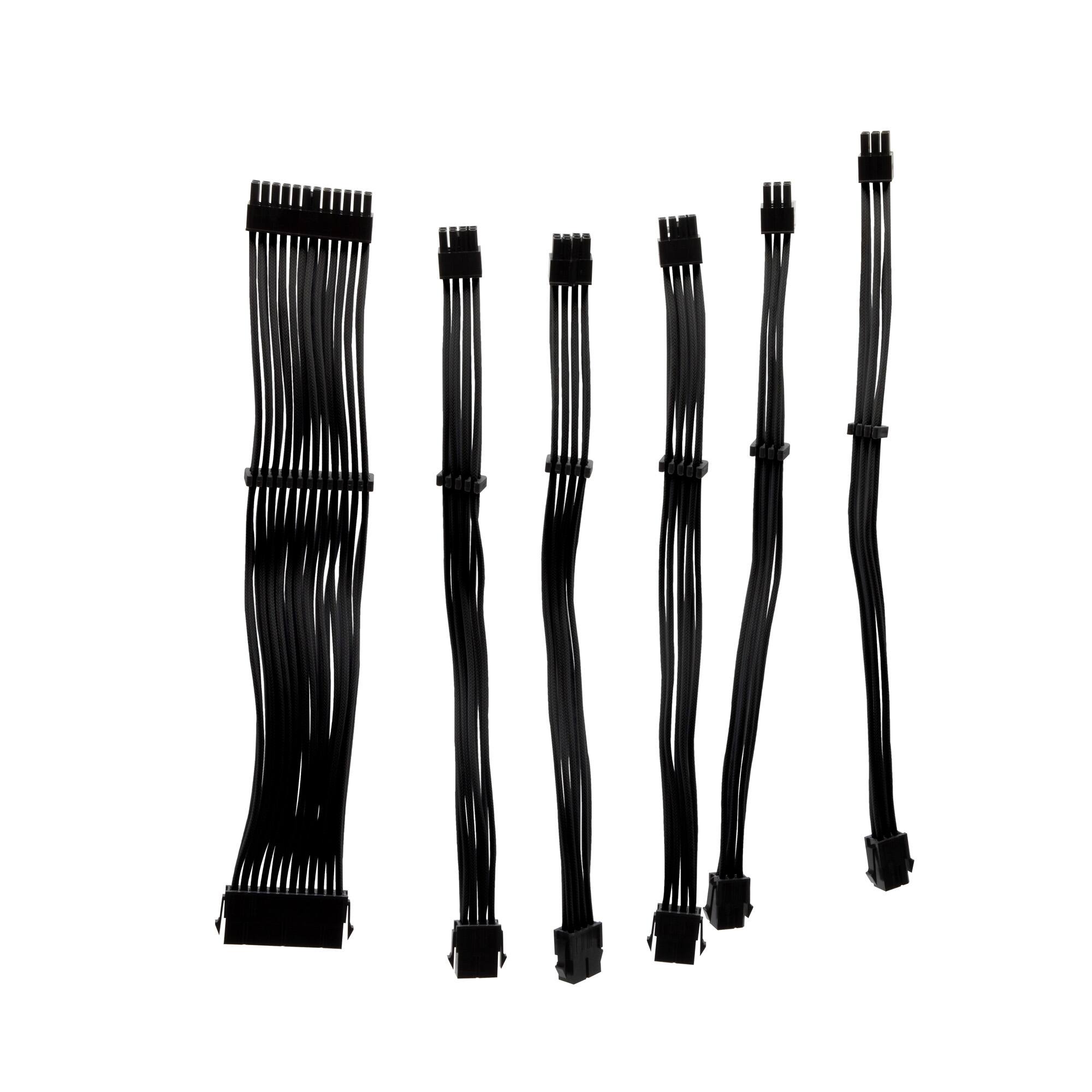 Back. YEYIAN - Yeyian PSU Cable Extension Kit Kabel Series 1000, Black - SKU: KS1000N - Black.