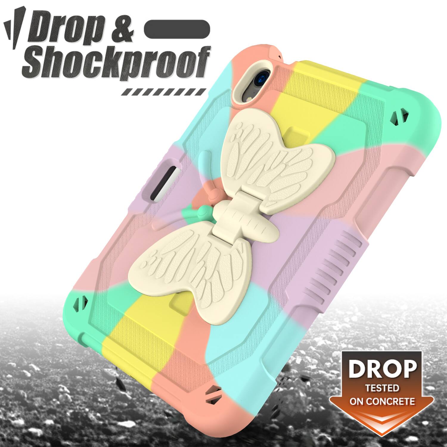 Drop & Shockproof  
DROP TESTED ON CONCRETE