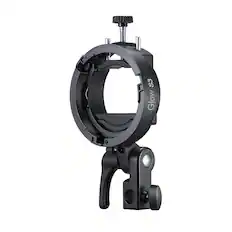 Front. Glow - Glow S3 Round Flash S-Type Bowens Mount Bracket for Round Head Flashes.
