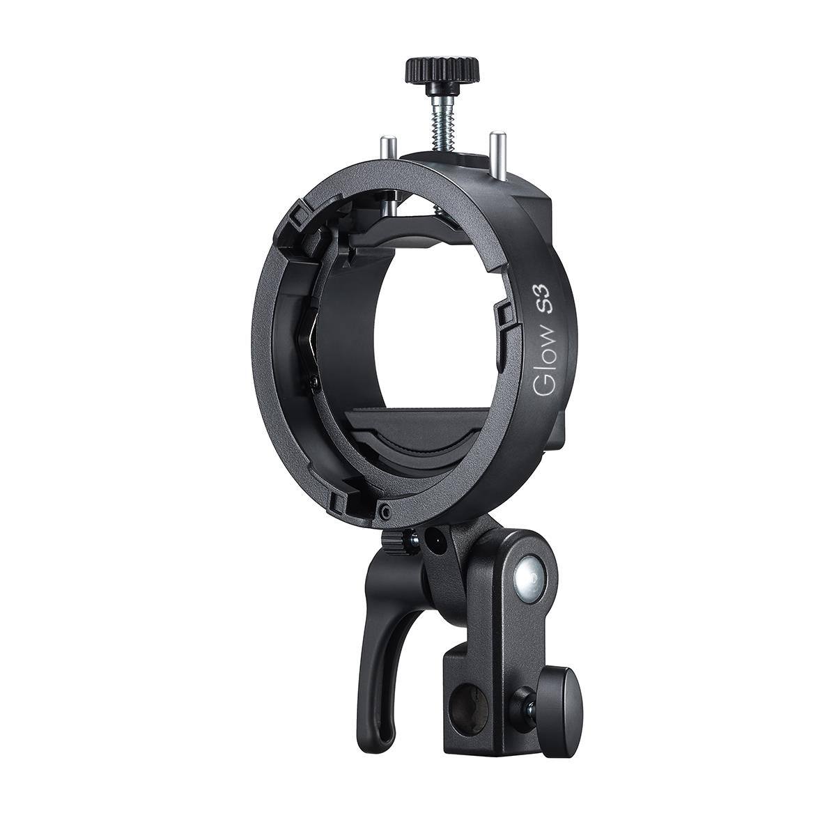 Front. Glow - Glow S3 Round Flash S-Type Bowens Mount Bracket for Round Head Flashes.