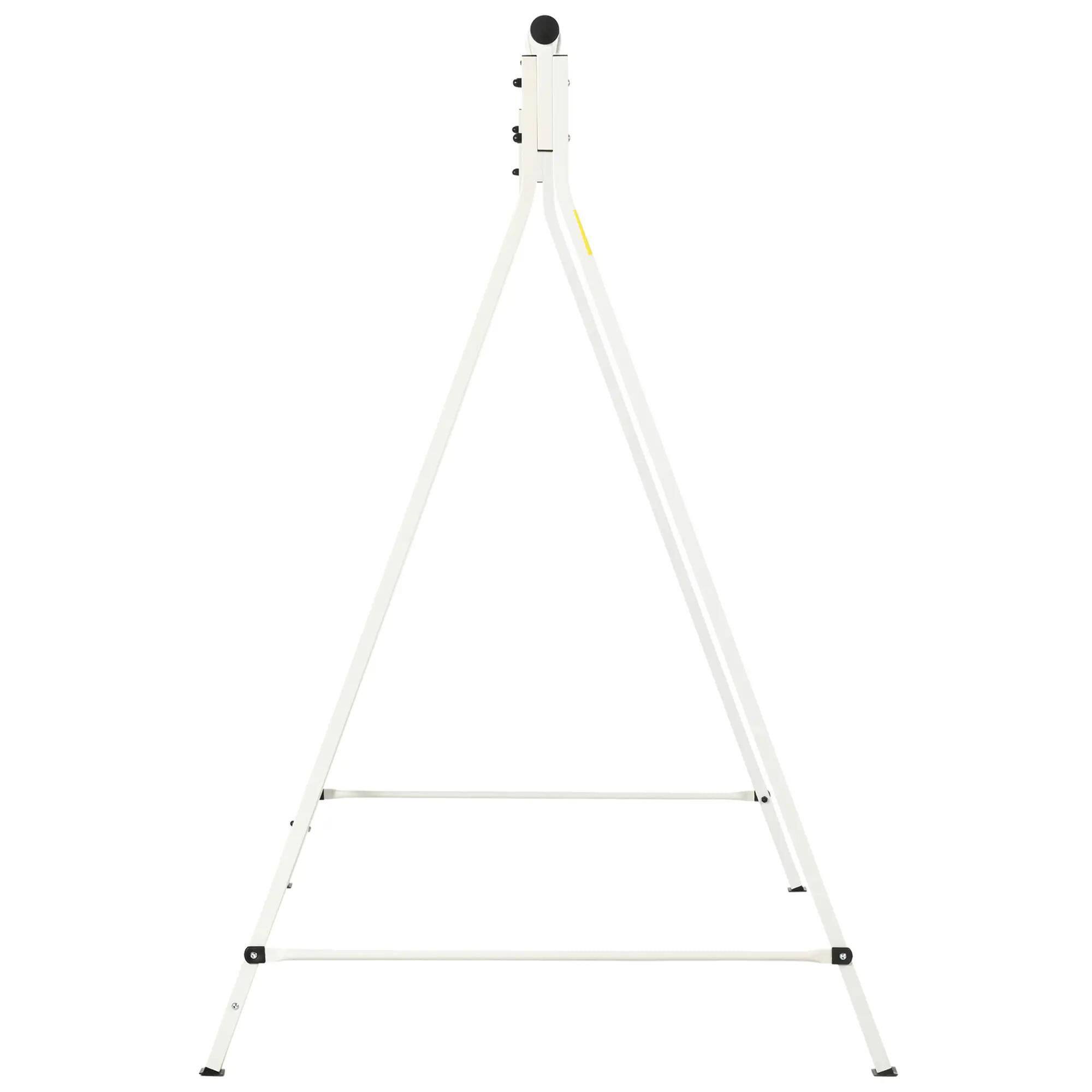 Alt View 2. Resenkos - Resenkos Heavy Duty Swing Frame, Metal Porch Swing Stand, 528 lbs Capacity, Perfect for Backyard, Patio, Lawn, White.