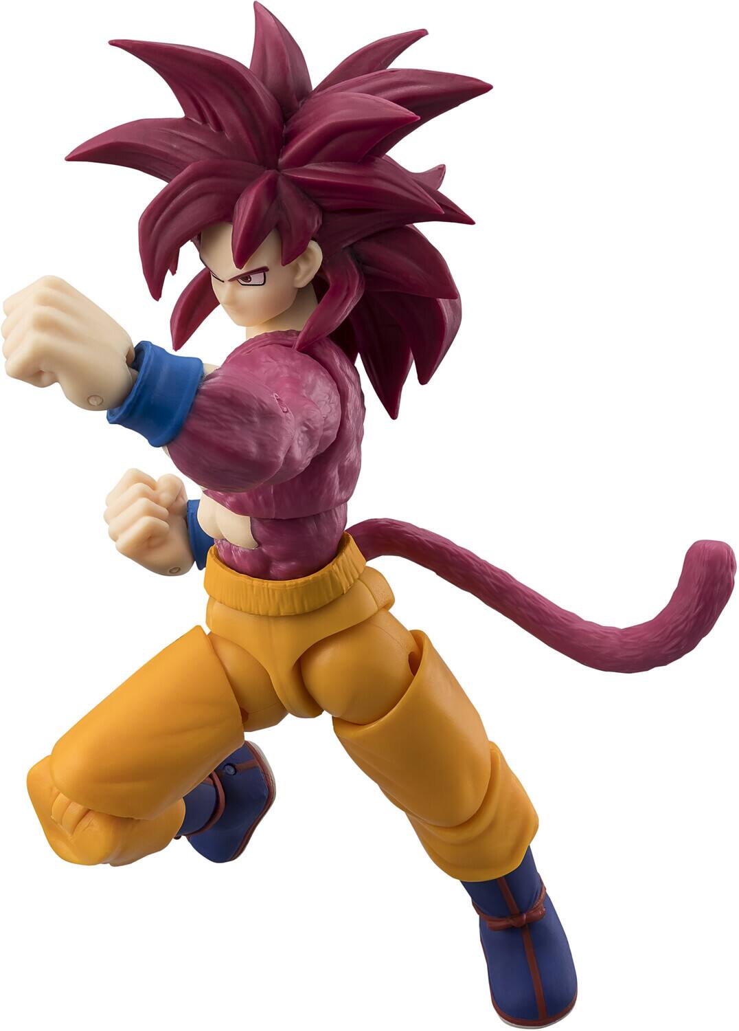 Alt View 1. Bandai - Dragon Ball Daima - Dragon Ball Evolve - Super Saiyan 4 Goku Action Figure   - COLLECTIBLES - Multicolor.