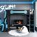 Front. Anysun - Twin Size Wood Loft Bed with Desk, Multi-storage Shelves and RGB Light - Blue.
