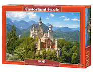 tr Castorland Puzzle d B-53544 500 VIEW OF THE NEUSCHWANSTEIN CASTLE, GERMANY Castorland 18,5x 9+ 500 47K33 em/c