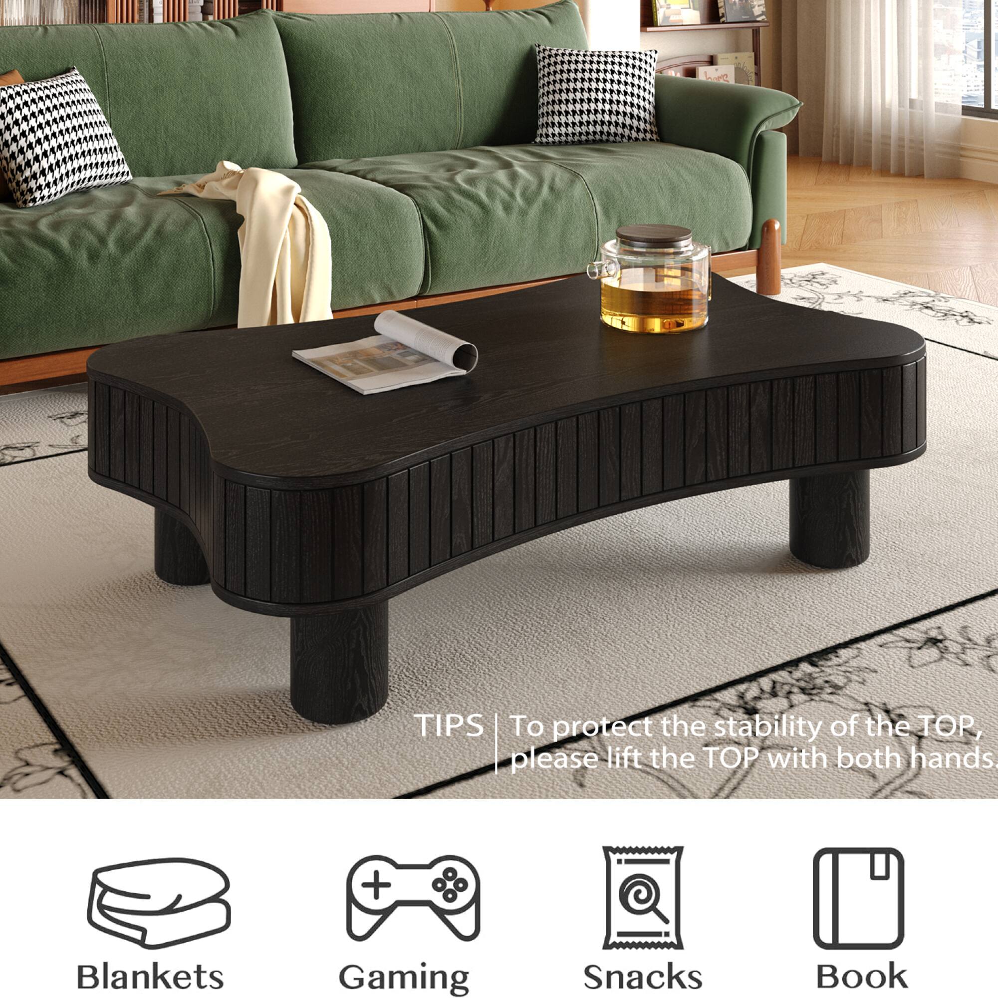 To protect the stability of the TOP, please lift the TOP with both hands.

- Blankets
- Gaming
- Snacks
- Book