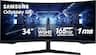 Samsung - 34” Odyssey G5 1000R Curved 1ms 165Hz QHD FreeSync Prem Gaming Monitor - Black