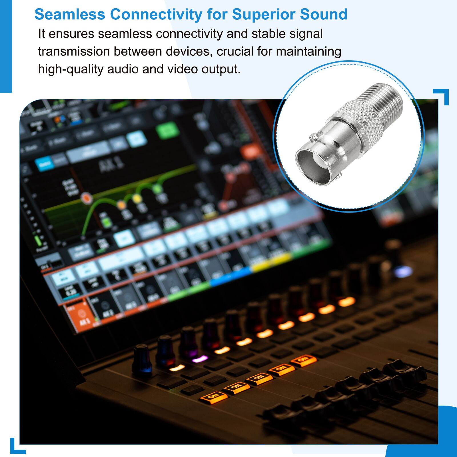 Seamless Connectivity for Superior Sound

It ensures seamless connectivity and stable signal transmission between devices, crucial for maintaining high-quality audio and video output.