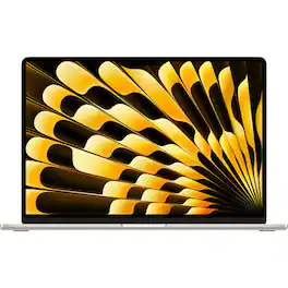 Apple - MacBook Air 15-inch Certified Refurbished "M2" 8CPU/10GPU with 8GB Memory - 256GB SSD - Starlight