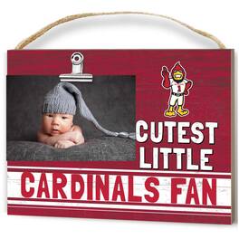 Jardine - Ball State Cardinals 8" x 10" Cutest Little Team Logo Clip Photo Frame - Red