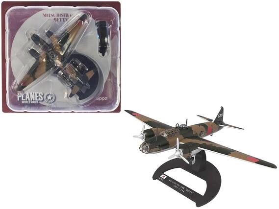 MITSUBISHI BETTY
WORLD WAR II
JAPAN
1941 04M
1:144
"BETTY"
PLANE
WORLD WAR II
T315