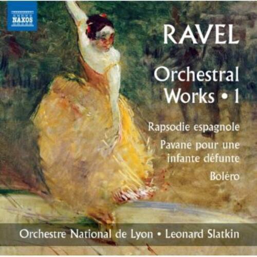 RAVEL  
Orchestral Works • 1  

Rapsodie espagnole  
Pavane pour une infante défunte  
Boléro  

Orchestre National de Lyon • Leonard Slatkin