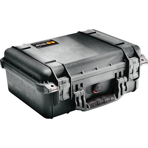 Left. PELICAN - Protector Case 1450 Medium Case - Black.