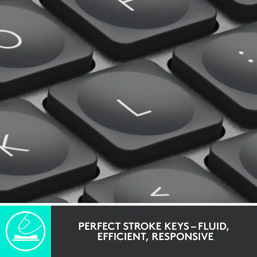 Logitech MX Keys For Business Full Size Wireless Scissor Tactile Switch ...